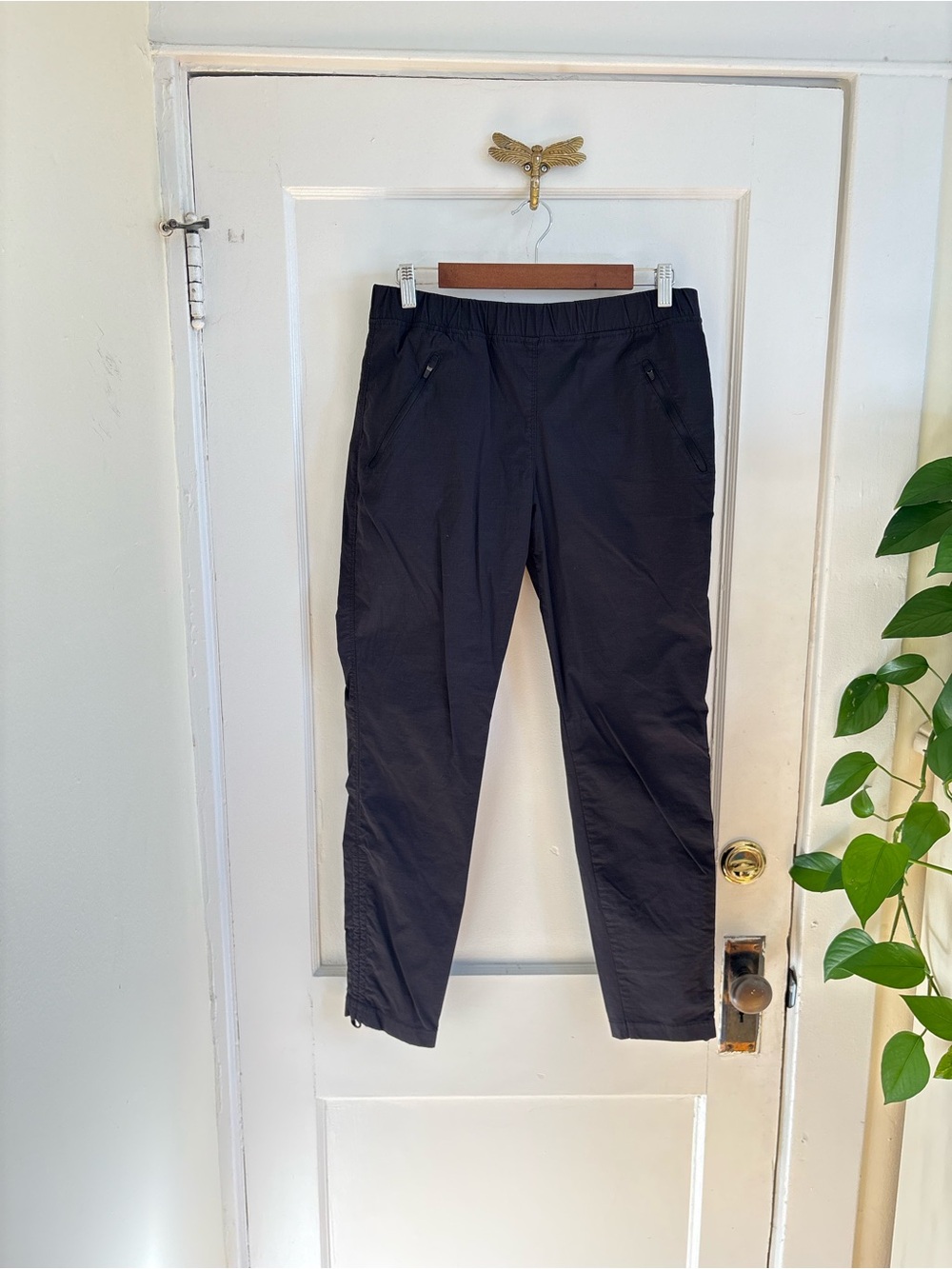 Gramicci Women's Black Quick Dry Hiking Pants with Cinched Legs
